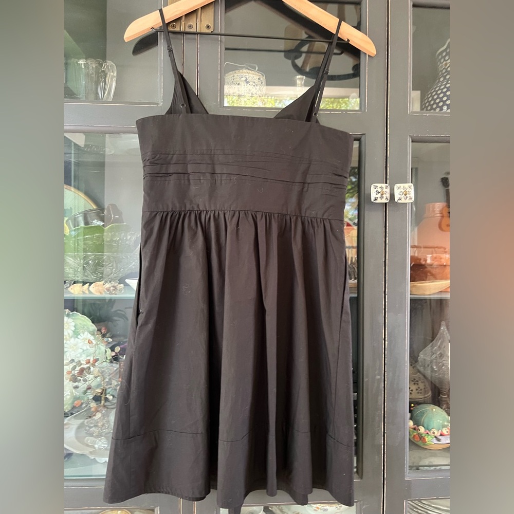 A.L.C. Black Dani Tie Front Mini Dress - Size: 6 - Preowned - Picture 5 of 7
